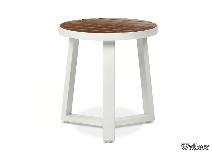 RESORT LORENZO - Round aluminium side table _ Walters