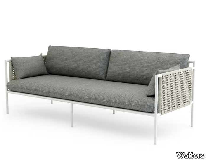 SUMMER - 3 seater aluminium garden sofa _ Walters