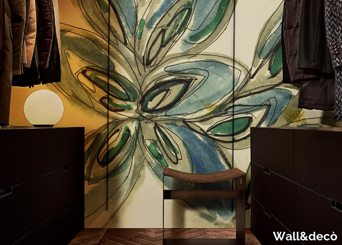 A FLEUR DE PEAU - Wallpaper with floral pattern _ Wall&decò