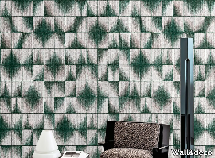 INTERPRETATION OF A PEACOCK - Vinyl wallpaper _ Wall&decò