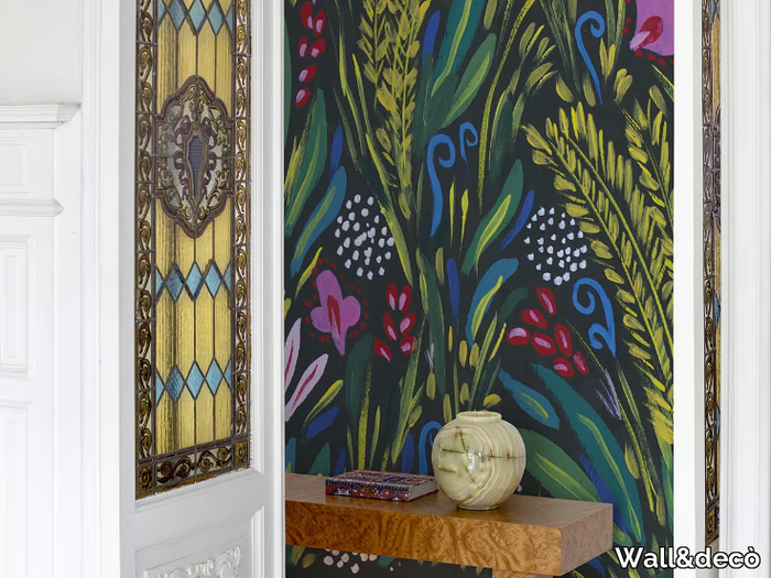 GELSOMINO NOTTURNO - Vinyl wallpaper with floral pattern _ Wall&decò