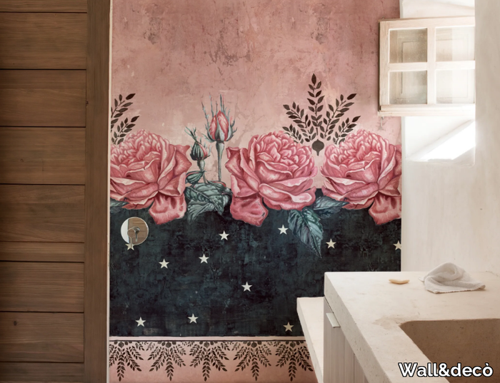 ROSA DI SERA - Bathroom wallpaper _ Wall&decò