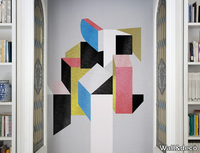 URBANIA - Geometric vinyl wallpaper _ Wall&decò