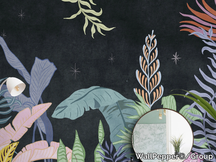 TROPICAL REVERIE - Tropical wallpaper, eco-friendly, PVC free and washable _ WallPepper®/Group