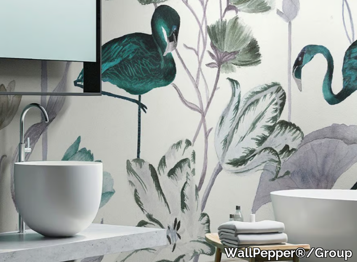 WONDERLAND - Tropical wallpaper, PVC free, eco-friendly, washable _ WallPepper®/Group