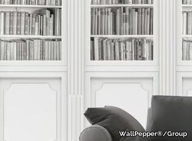 BOOKCASE - Classic wallpaper, eco-friendly, PVC free and washable _ WallPepper®/Group