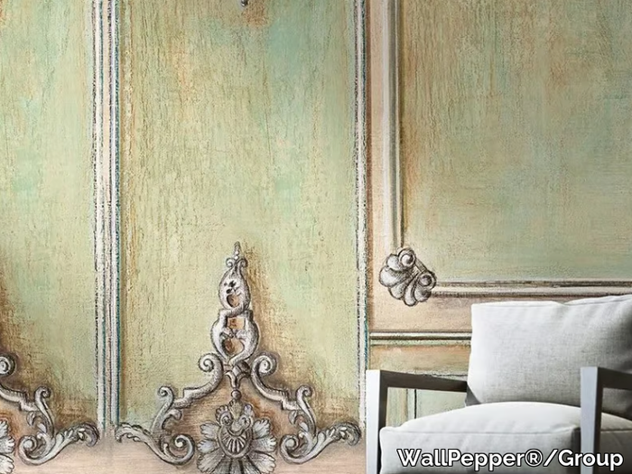 BOISERIE A CONCHIGLIA - Wallpaper, PVC free, eco, washable _ WallPepper®/Group