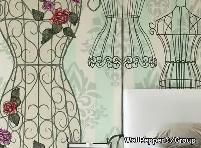 NOSTALGIC MANNEQUIN - Classic but contemporary wallpaper, PVC free, eco, washable _ WallPepper®/Group