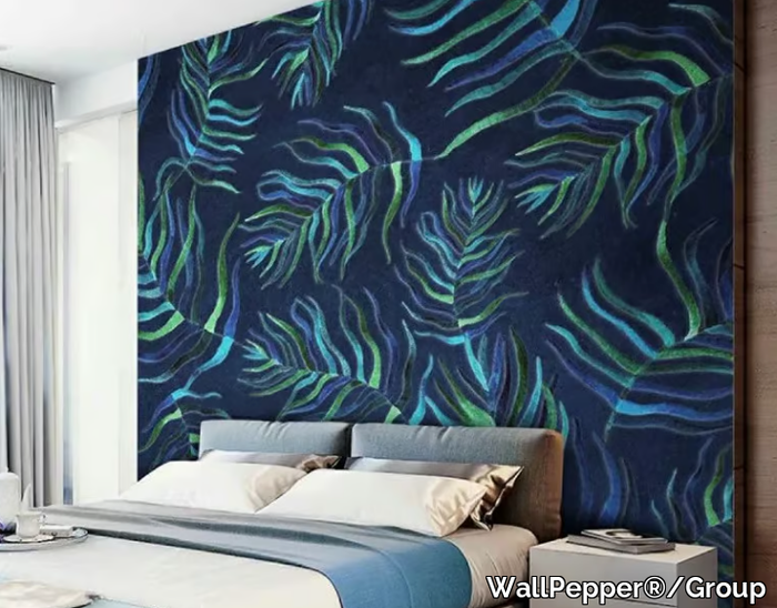 PRISMATIC PALM - Tropical wallpaper, eco-friendly, PVC free and washable _ WallPepper®/Group