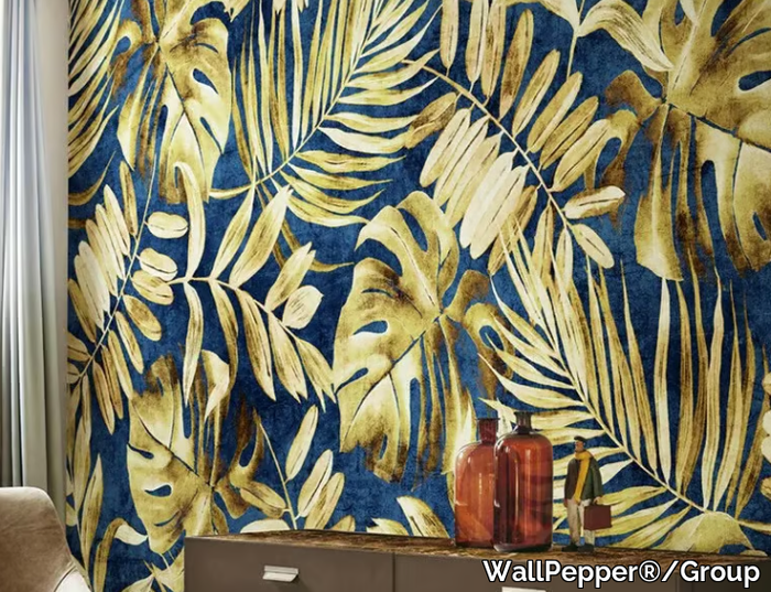 THE DEN - Tropical wallpaper, eco-friendly, PVC free and washable _ WallPepper®/Group