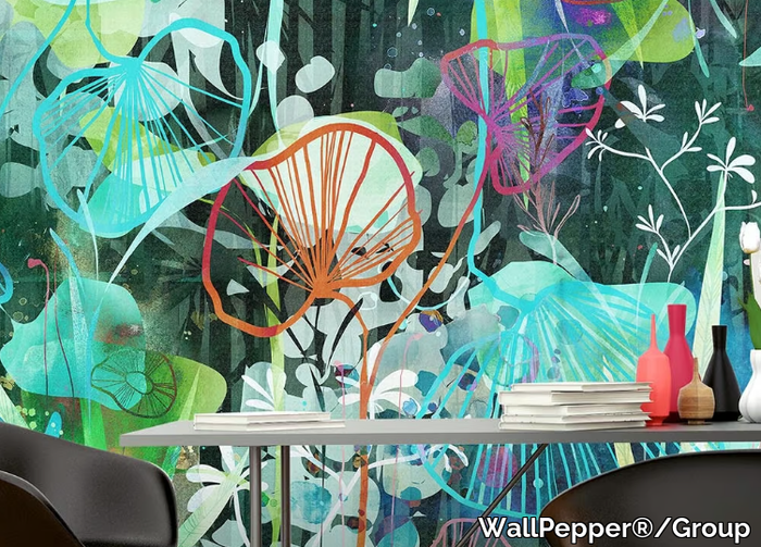 MACROTROPIC - Tropical wallpaper, PVC free, eco, washable _ WallPepper®/Group