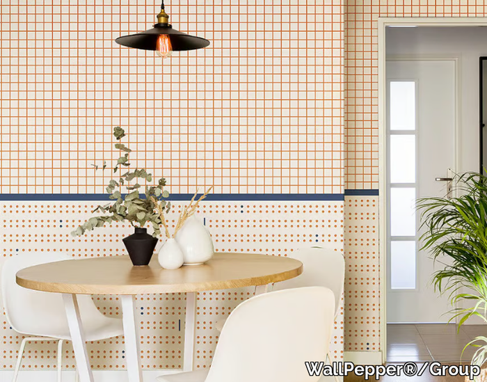 BATTUTA - Geometric wallpaper, PVC free, eco-friendly, washable _ WallPepper®/Group