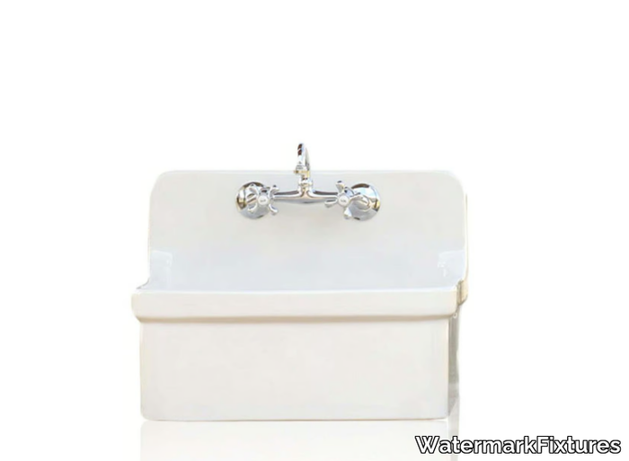 GILFORD - Single cast iron washbasin _ WatermarkFixtures