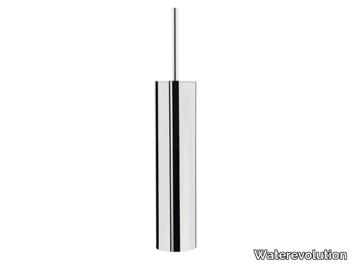 DEEP A2.40 - Wall-mounted chromed brass toilet brush _ Waterevolution