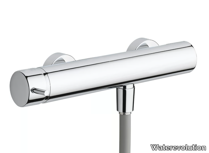 FLOW T1.40 - Chromed brass shower tap _ Waterevolution