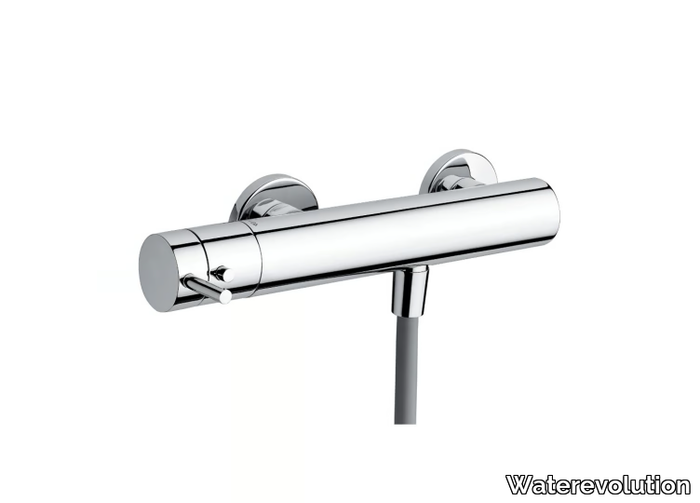 FLOW T1.40T - Chromed brass shower tap _ Waterevolution