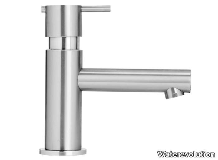 S22 T4.10 - Stainless steel washbasin tap _ Waterevolution