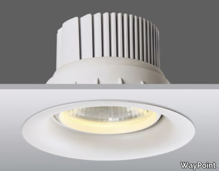 BACK - Recessed ceiling round die cast aluminium spotlight _ WayPoint