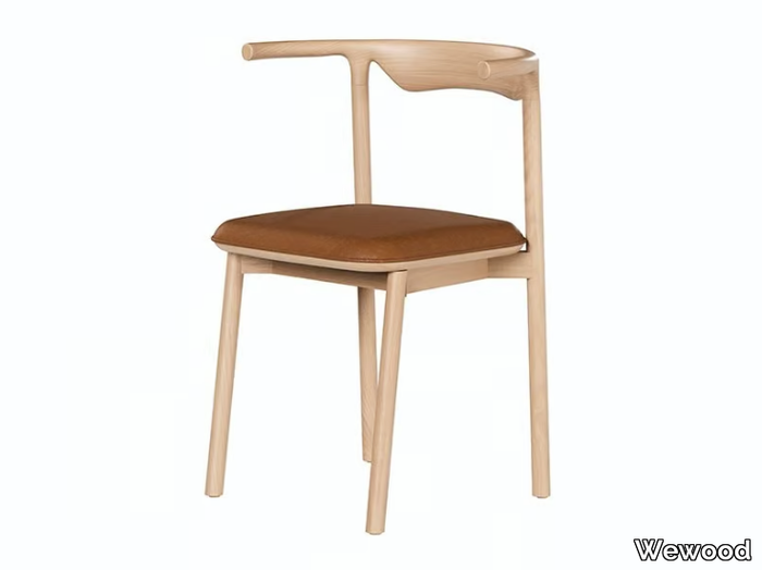 PALA - Wooden chair with armrests _ Wewood