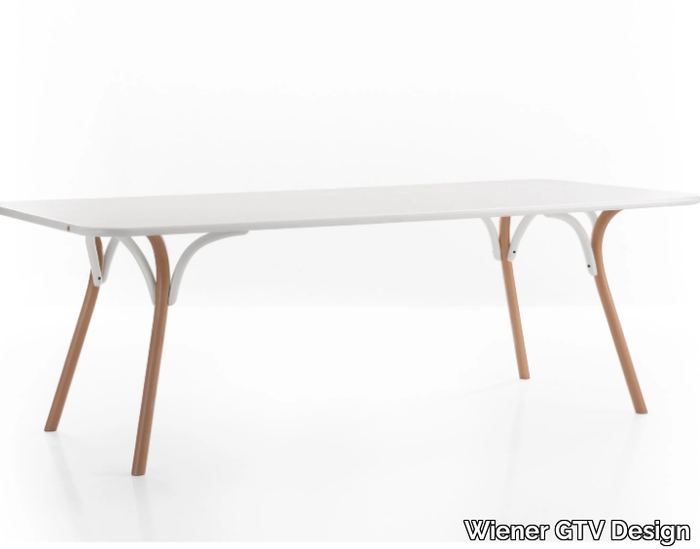 ARCH DINING TABLE - Rectangular beech table _ Wiener GTV Design