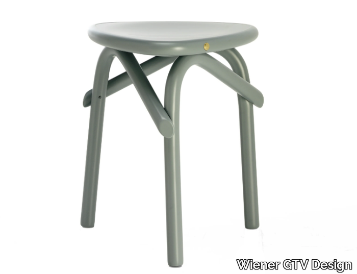 TRIO - Low wooden stool _ Wiener GTV Design