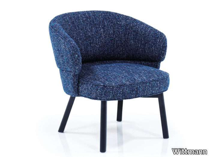 MORTON - Fabric armchair with armrests _ Wittmann