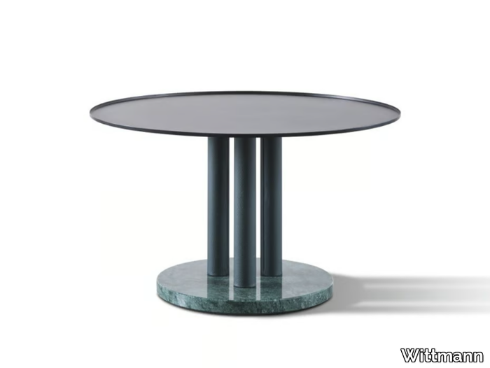 BATON - Round metal coffee table _ Wittmann