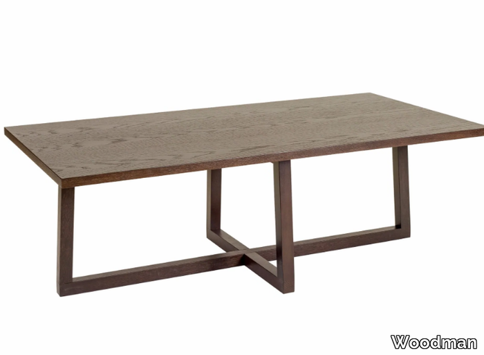 BEXLEYHEATH - Rectangular wood veneer coffee table _ Woodman