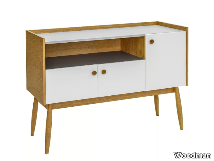 FARSTA - Wooden sideboard with doors _ Woodman