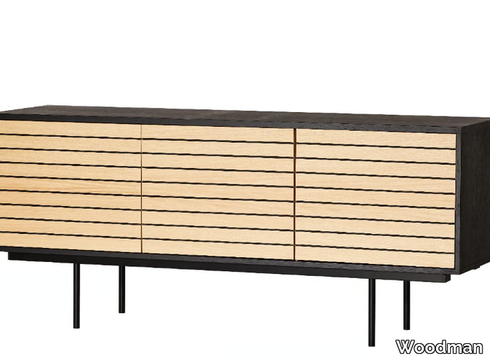 STRIPE - Chipboard sideboard with doors _ Woodman