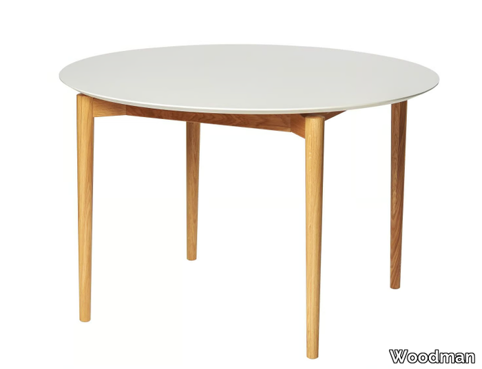 BARBARA - Round MDF dining table _ Woodman