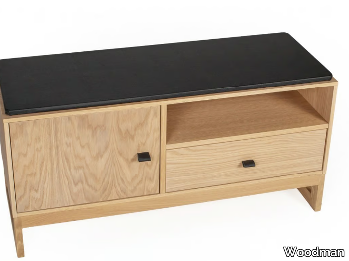 SLUSSEN - Solid wood bench / hallway unit _ Woodman