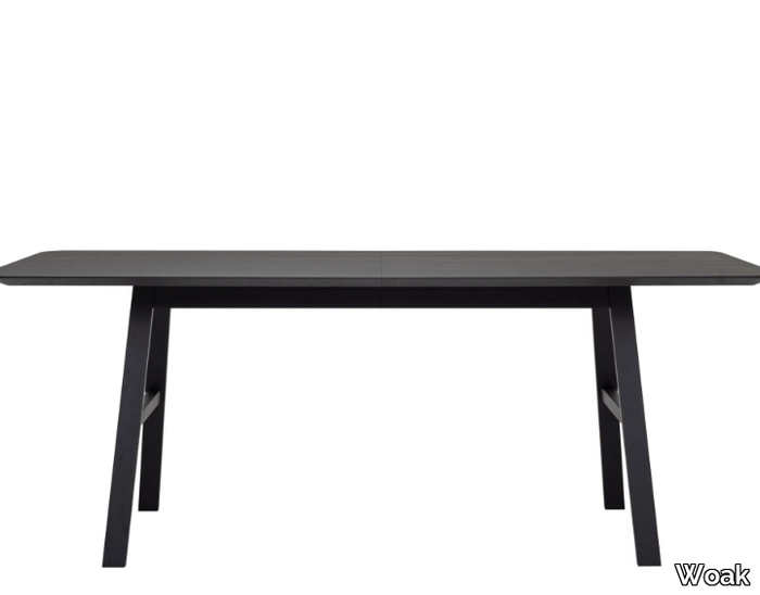 MALIN - Extending solid wood dining table _ Woak