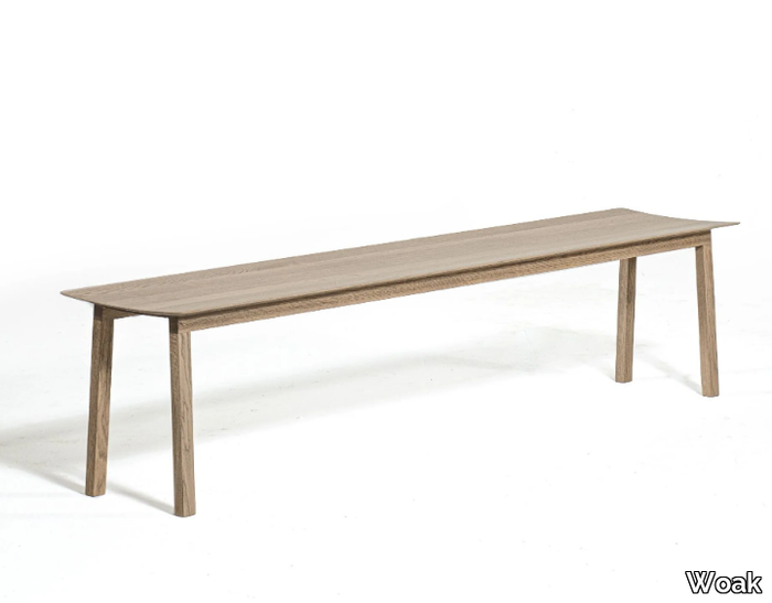 NERVOSA - Solid wood bench _ Woak