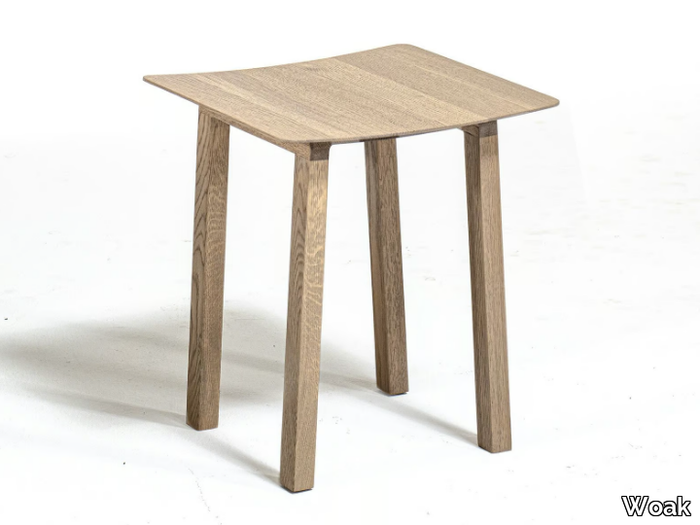 NERVOSA - Solid wood stool _ Woak