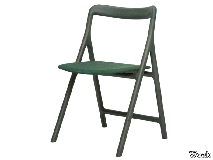 MARSHALL - Solid wood chair open back _ Woak