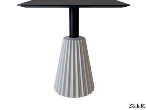 GORGIERE - Cement table base _ XLINE