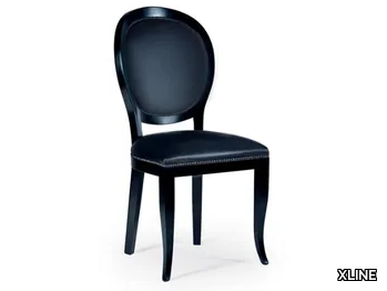 4210 - Wooden chair with integrated cushion _ XLINE