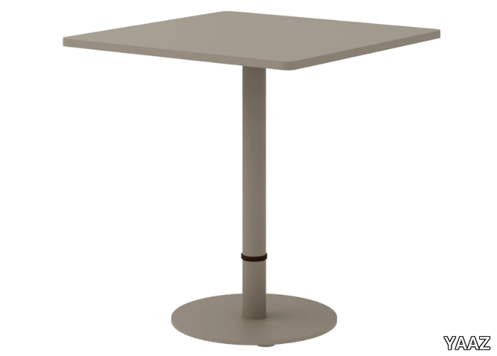 ANKA - Square aluminium garden table _ YAAZ