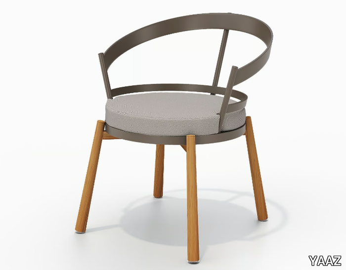 TURTLE - Garden chair with armrests _ YAAZ