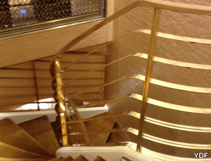 Parapet - Brass Stair railing _ YDF