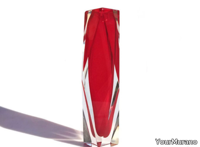 EFESTO - Handmade Murano glass vase _ YourMurano