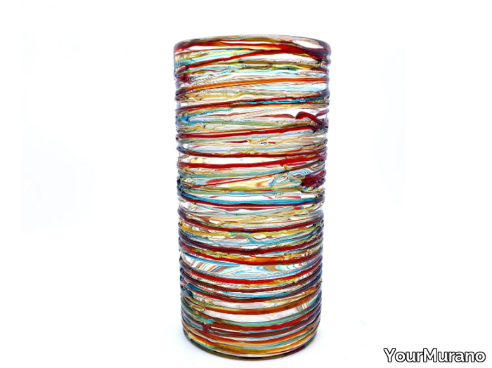 FUSION TUBE - Handmade Murano glass vase _ YourMurano