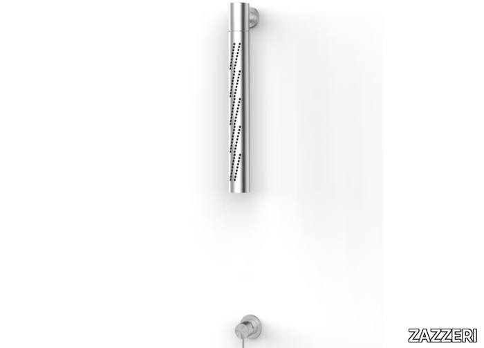 Z316 MONO - 2 hole Recessed stainless steel shower tap _ ZAZZERI