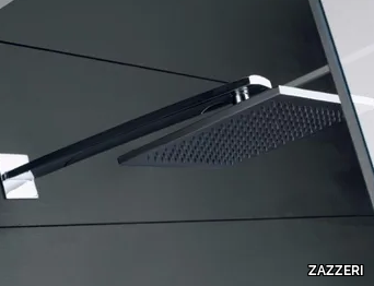 MOON - Wall-mounted overhead shower with arm _ ZAZZERI