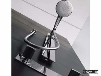 MOON - Shower wallbar with hand shower _ ZAZZERI