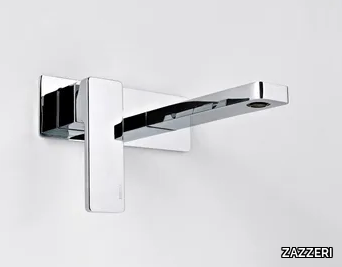 QQUADRO - Wall-mounted single handle washbasin mixer _ ZAZZERI