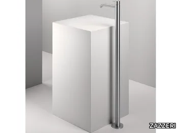 Z316 MONO 3300B100A00 / 3300T100A00 - Floor standing single handle stainless steel washbasin mixer _ ZAZZERI