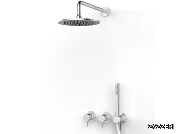 Z316 MONO - 3 hole stainless steel shower mixer with hand shower _ ZAZZERI