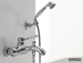 900 - Wall-mounted bathtub mixer with hand shower _ ZAZZERI